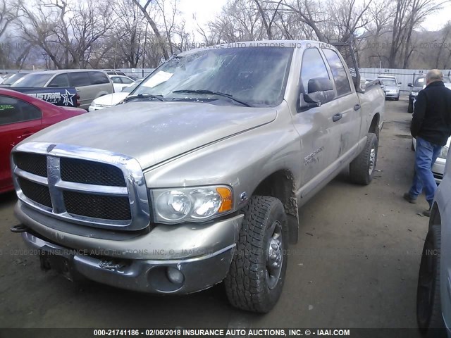 3D7KS28C65G861074 - 2005 DODGE RAM 2500 ST/SLT 银色 照片 2
