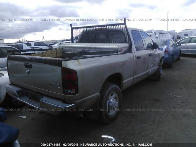 3D7KS28C65G861074 - 2005 DODGE RAM 2500 ST/SLT 银色 照片 4
