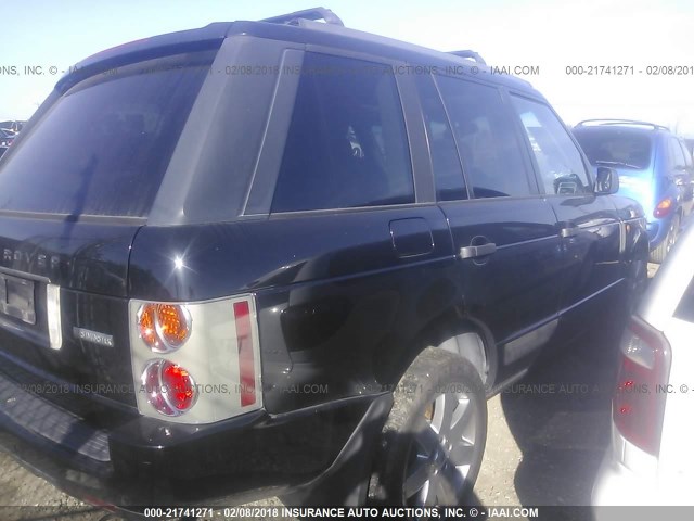 SALMH11434A148735 - 2004 LAND ROVER RANGE ROVER WESTMINSTER BLACK photo 4