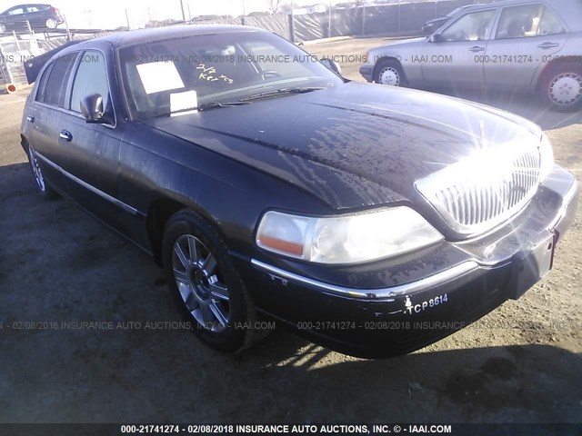 2LNHM84W68X648469 - 2008 LINCOLN TOWN CAR EXECUTIVE L BLACK photo 1