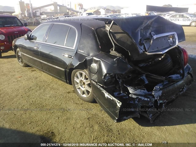 2LNHM84W68X648469 - 2008 LINCOLN TOWN CAR EXECUTIVE L BLACK photo 3