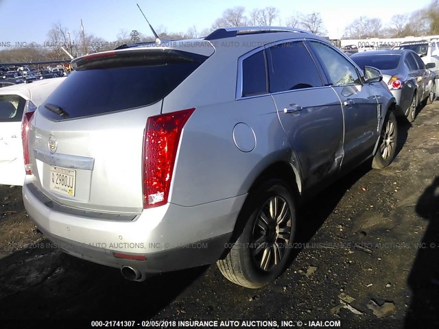 3GYFNDEYXAS532443 - 2010 CADILLAC SRX LUXURY COLLECTION SILVER photo 4