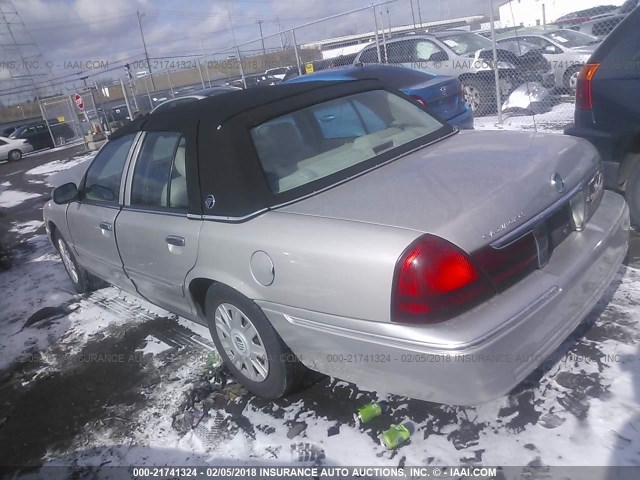 2MEFM74W95X620861 - 2005 MERCURY GRAND MARQUIS GS SILVER photo 3