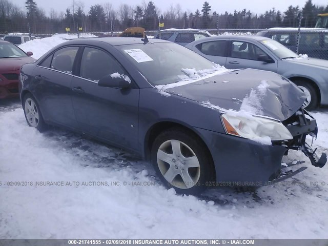 1G2ZG57B294156087 - 2009 PONTIAC G6 GRAY photo 1