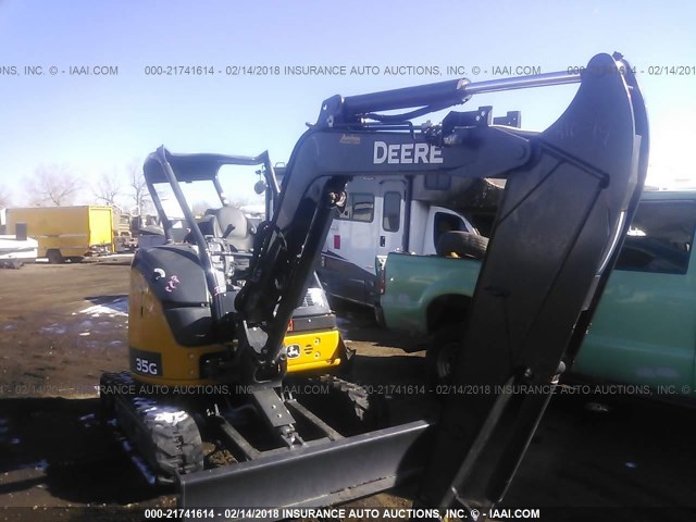 1FF035GXAHK279072 - 2017 JOHN DEERE EXCAVATOR 35G  YELLOW photo 1