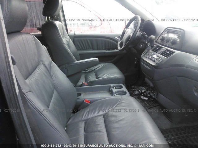 5FNRL38657B099340 - 2007 HONDA ODYSSEY EXL მუქი ლურჯი ფოტო 5