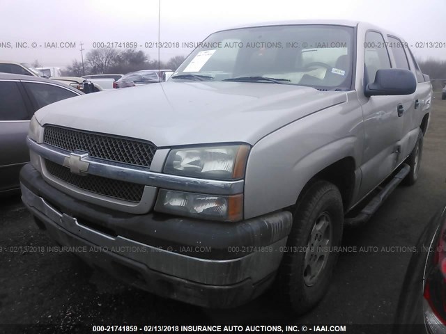 3GNEC12T34G233664 - 2004 CHEVROLET AVALANCHE C1500 BROWN photo 2