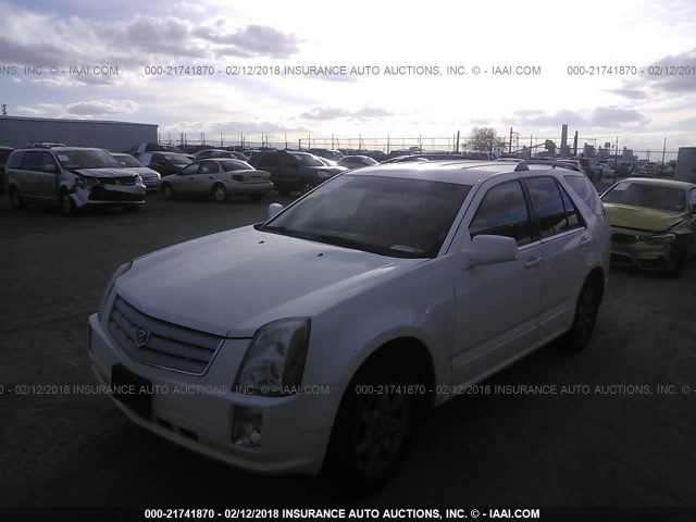 1GYEE637180128319 - 2008 CADILLAC SRX WHITE photo 2