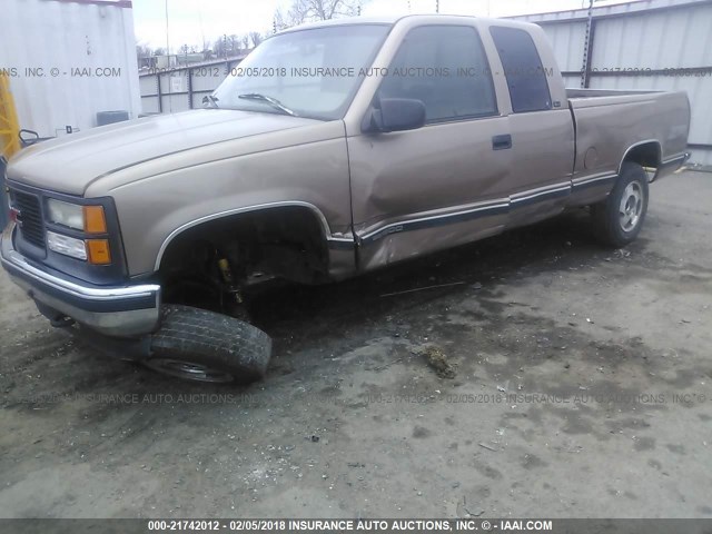 1GTEK19R7TE551265 - 1996 GMC SIERRA K1500 TAN photo 6