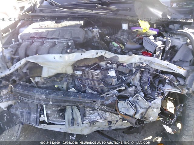 3N1AB7AP9DL772964 - 2013 NISSAN SENTRA S/SV/SR/SL SILVER photo 10