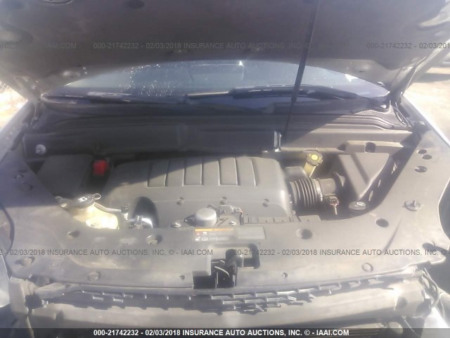 1GKKRREDXBJ243900 - 2011 GMC ACADIA SLT-1 Srebrny zdjęcie 10