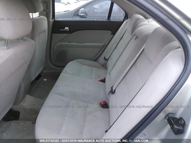 3FAHP06Z88R133627 - 2008 FORD FUSION S GRAY photo 8