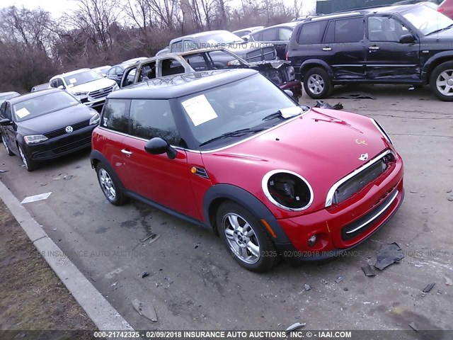 WMWSU3C51CT542486 - 2012 MINI COOPER RED photo 1