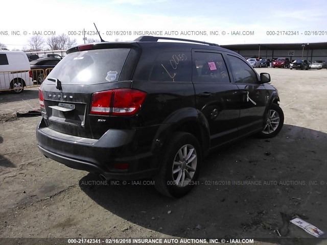 3C4PDCBG9HT504382 - 2017 DODGE JOURNEY SXT BLACK photo 4