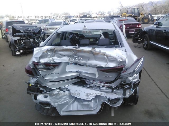 5NPD84LF0HH132790 - 2017 HYUNDAI ELANTRA SE/VALUE/LIMITED SILVER photo 6