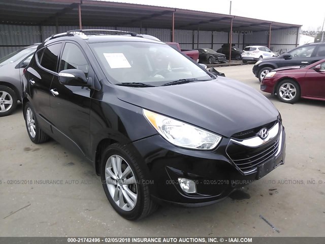 KM8JU3AC3CU470535 - 2012 HYUNDAI TUCSON GLS/LIMITED შავი ფოტო 1