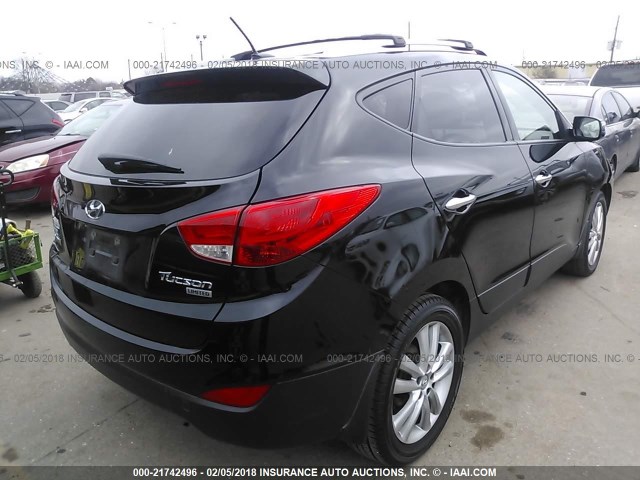 KM8JU3AC3CU470535 - 2012 HYUNDAI TUCSON GLS/LIMITED შავი ფოტო 4