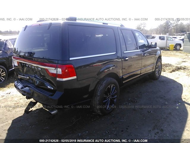 5LMJJ3HT0GEL12004 - 2016 LINCOLN NAVIGATOR L/SELECT 黑色 照片 4