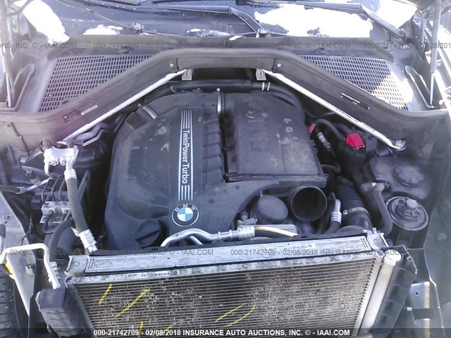 5UXZV4C54CL755032 - 2012 BMW X5 XDRIVE35I GRAY photo 10