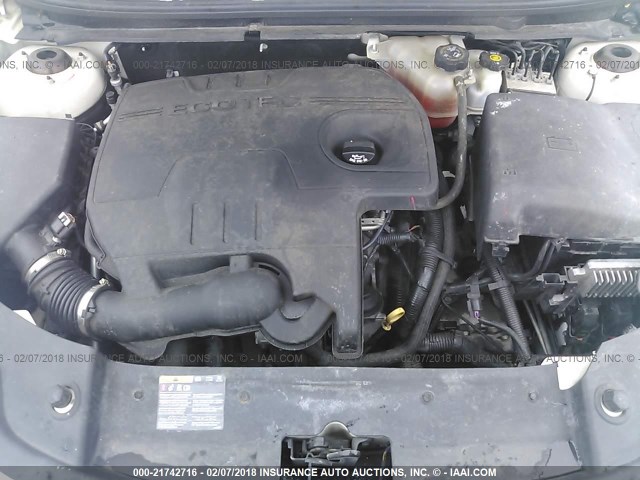 1G1ZE5E18BF276927 - 2011 CHEVROLET MALIBU LTZ 白色 照片 10