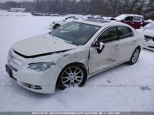 1G1ZE5E18BF276927 - 2011 CHEVROLET MALIBU LTZ 白色 照片 2