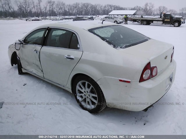 1G1ZE5E18BF276927 - 2011 CHEVROLET MALIBU LTZ 白色 照片 3