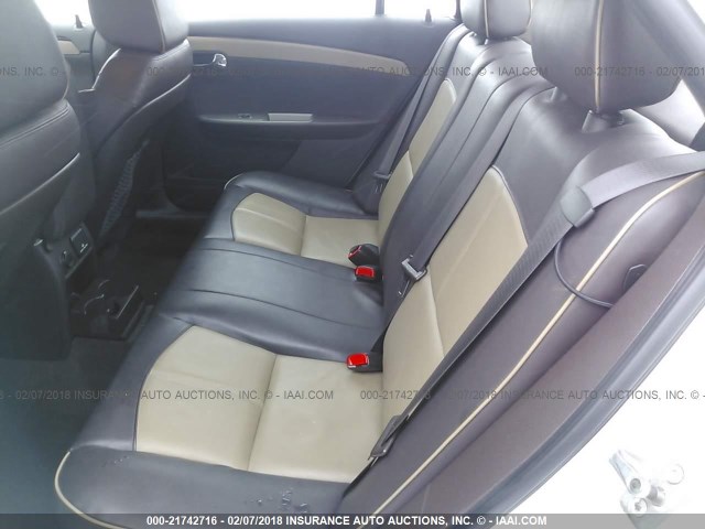 1G1ZE5E18BF276927 - 2011 CHEVROLET MALIBU LTZ 白色 照片 8