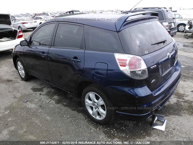 2T1KR32E05C492051 - 2005 TOYOTA COROLLA MATRIX XR Dark Blue photo 3