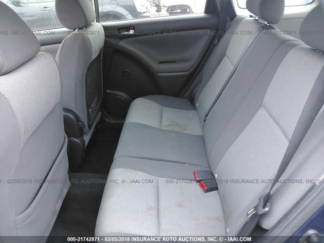 2T1KR32E05C492051 - 2005 TOYOTA COROLLA MATRIX XR Dark Blue photo 8