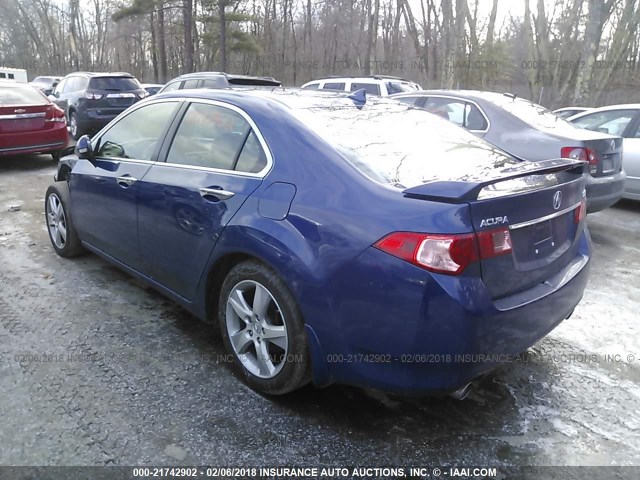 JH4CU2F65CC013482 - 2012 ACURA TSX TECH BLUE photo 3