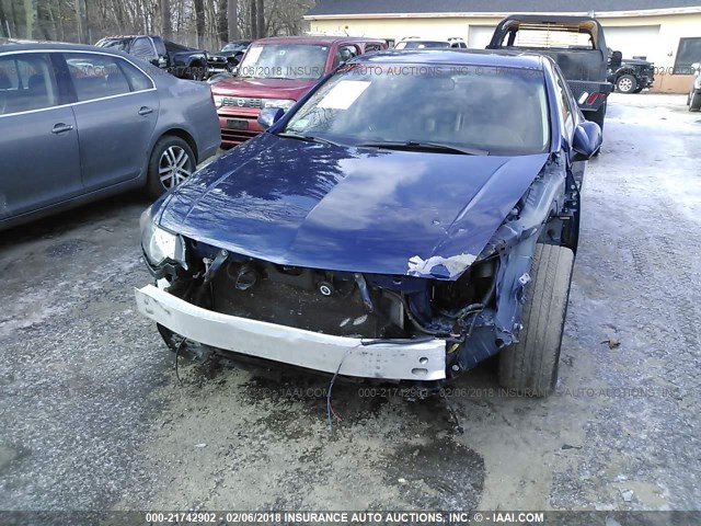 JH4CU2F65CC013482 - 2012 ACURA TSX TECH BLUE photo 6