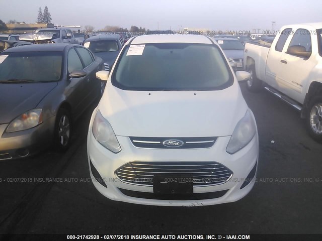 1FADP5AU2FL120309 - 2015 FORD C-MAX SE WHITE photo 6