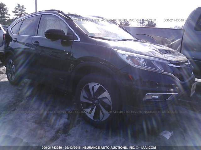 5J6RM4H95GL046481 - 2016 HONDA CR-V TOURING BLACK photo 1