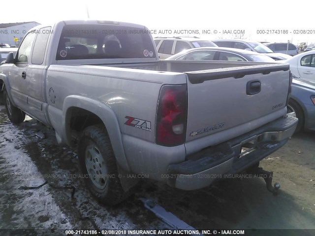 2GCEK19T141368037 - 2004 CHEVROLET SILVERADO K1500 SILVER photo 3