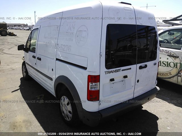 NM0LS7CN1AT026501 - 2010 FORD TRANSIT CONNECT XL WHITE photo 3