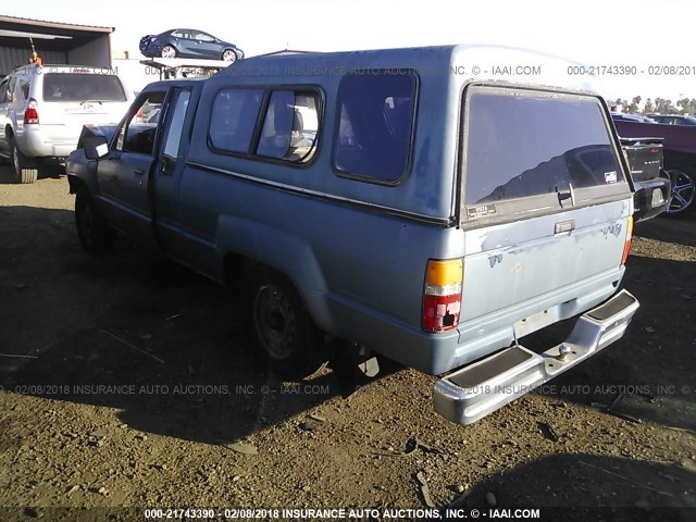 JT4RN56D0E0006825 - 1984 TOYOTA PICKUP XTRACAB RN56 DLX BLUE photo 3