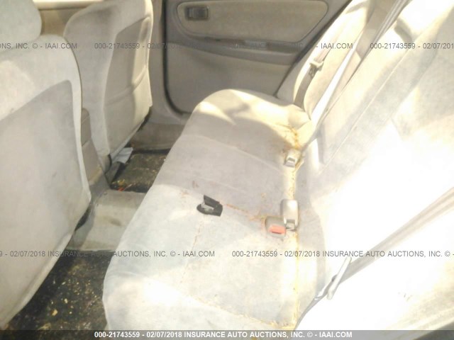 1N4DL01D11C242828 - 2001 NISSAN ALTIMA XE/GXE/SE WHITE photo 8