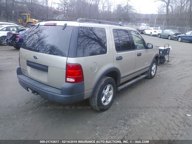 1FMZU72E84UB46640 - 2004 FORD EXPLORER XLS/XLS SPORT BEIGE photo 4