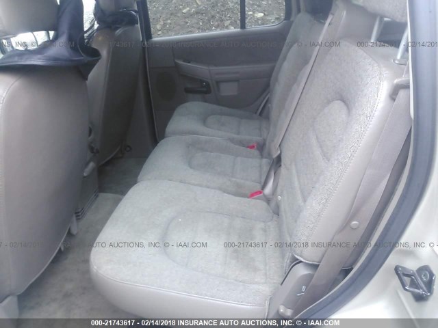 1FMZU72E84UB46640 - 2004 FORD EXPLORER XLS/XLS SPORT BEIGE photo 8