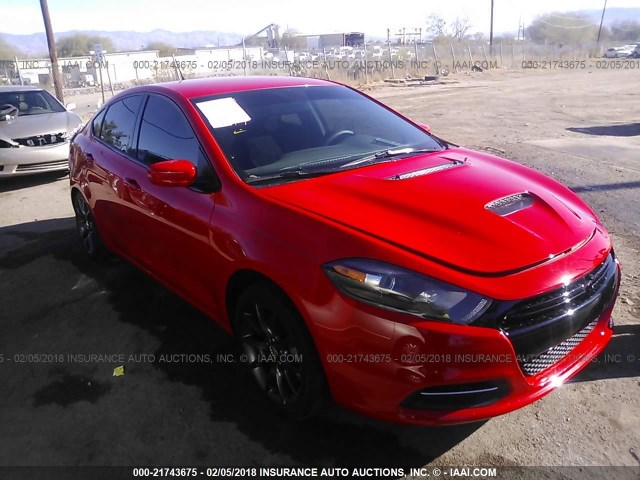 1C3CDFFH8GD818309 - 2016 DODGE DART SXT SPORT RED photo 1