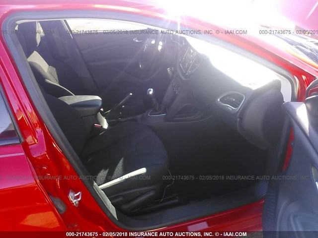 1C3CDFFH8GD818309 - 2016 DODGE DART SXT SPORT RED photo 5