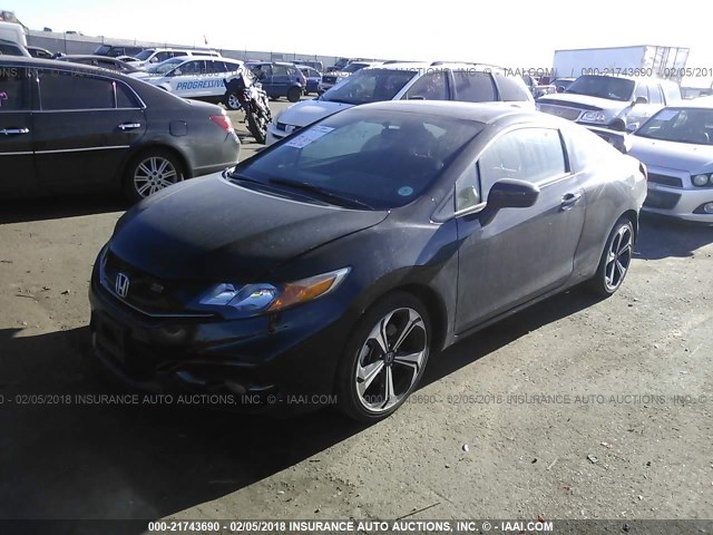 2HGFG4A51FH703734 - 2015 HONDA CIVIC SI BLACK photo 2