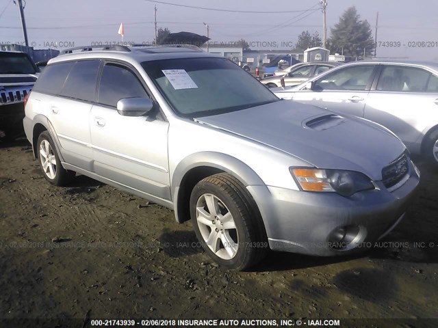 4S4BP67C956376963 - 2005 SUBARU LEGACY OUTBACK 2.5 XT LIMITED SILVER photo 1