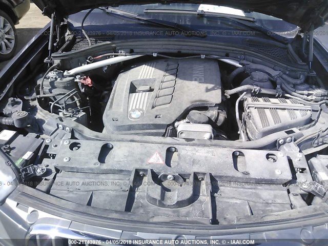 5UXWX5C5XCL720899 - 2012 BMW X3 XDRIVE28I ნაცრისფერი ფოტო 10