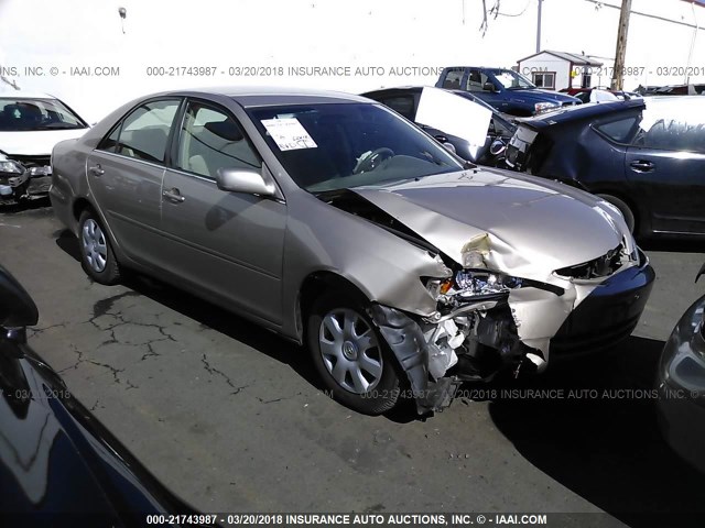 4T1BE32K74U896088 - 2004 TOYOTA CAMRY LE/XLE/SE ოქროსფერი ფოტო 1