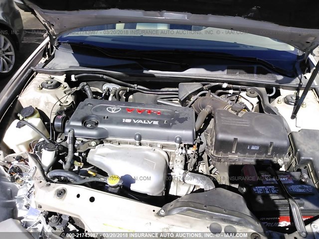 4T1BE32K74U896088 - 2004 TOYOTA CAMRY LE/XLE/SE ოქროსფერი ფოტო 10