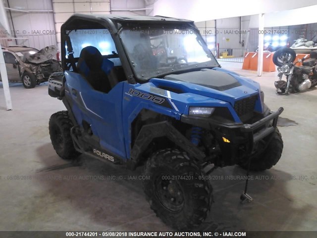 3NSRGE999GH860446 - 2016 POLARIS GENERAL 1000 EPS BLUE photo 1