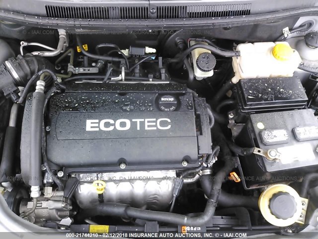 KL1TD6DE8AB096337 - 2010 CHEVROLET AVEO LS/LT 灰色 照片 10