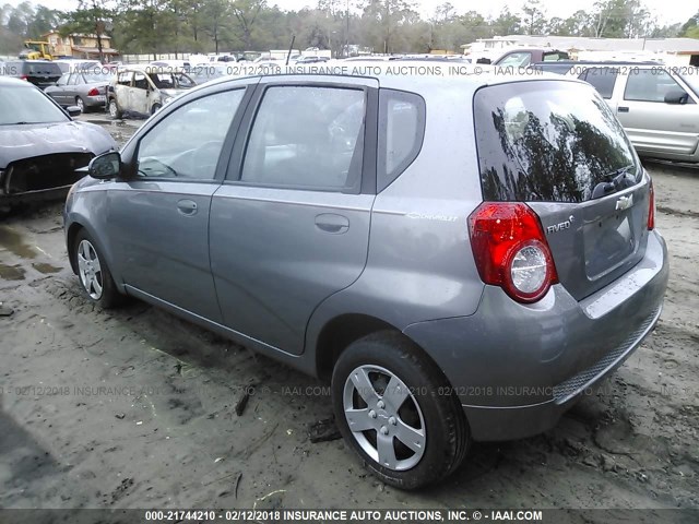 KL1TD6DE8AB096337 - 2010 CHEVROLET AVEO LS/LT 灰色 照片 3