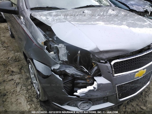 KL1TD6DE8AB096337 - 2010 CHEVROLET AVEO LS/LT 灰色 照片 6